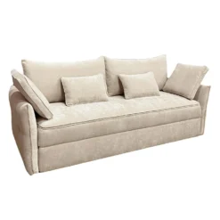 Sofa-lit avec rangement - beige