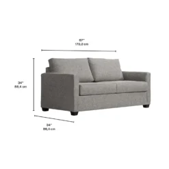 Sofa-lit double - taupe
