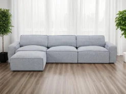 Sofa modulaire avec ottoman - 4 mcx