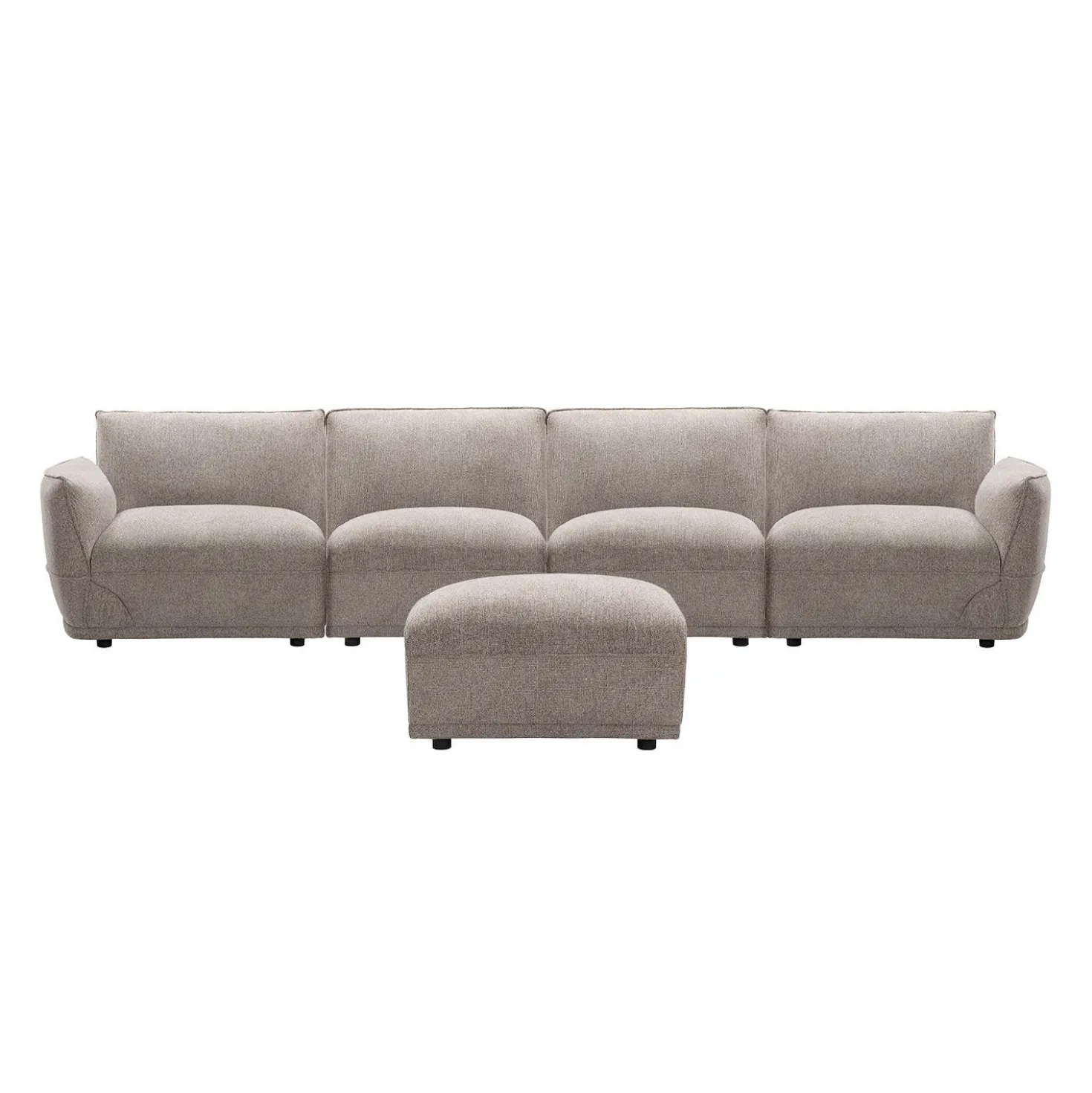 Sofa modulaire avec ottoman - 5 mcx