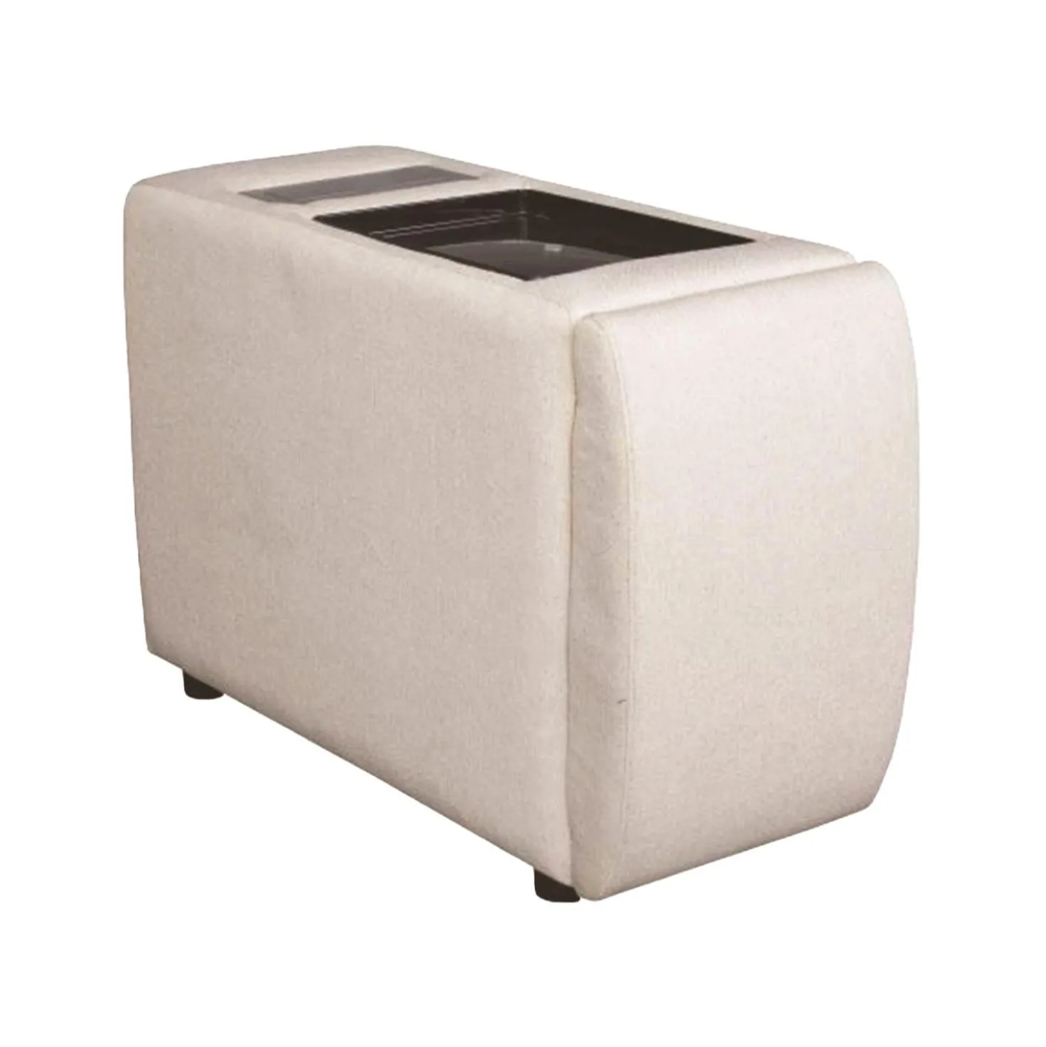 Sofa modulaire beige avec console - 4 mcx