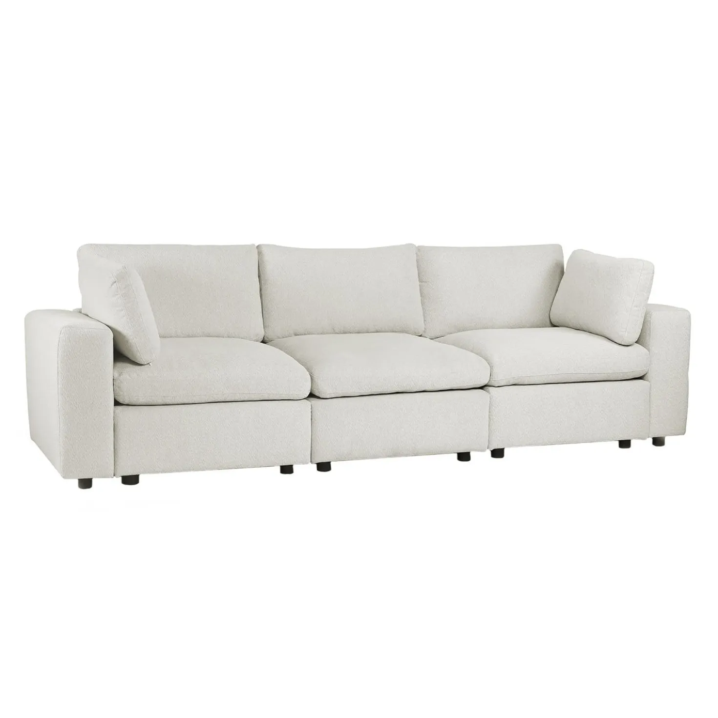 Sofa modulaire beige - 5 mcx
