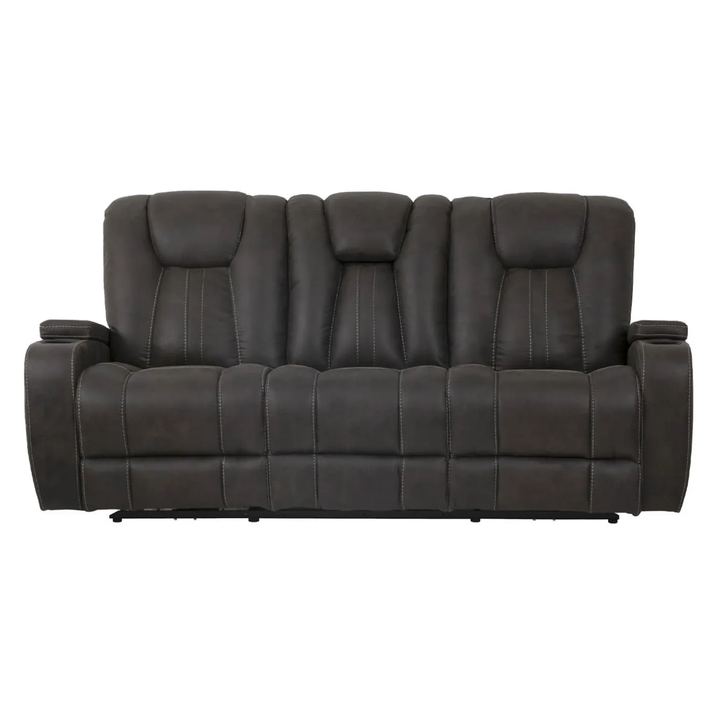 Sofa modulaire inclinable avec dossier rabattable et porte-gobelets - 3 mcx