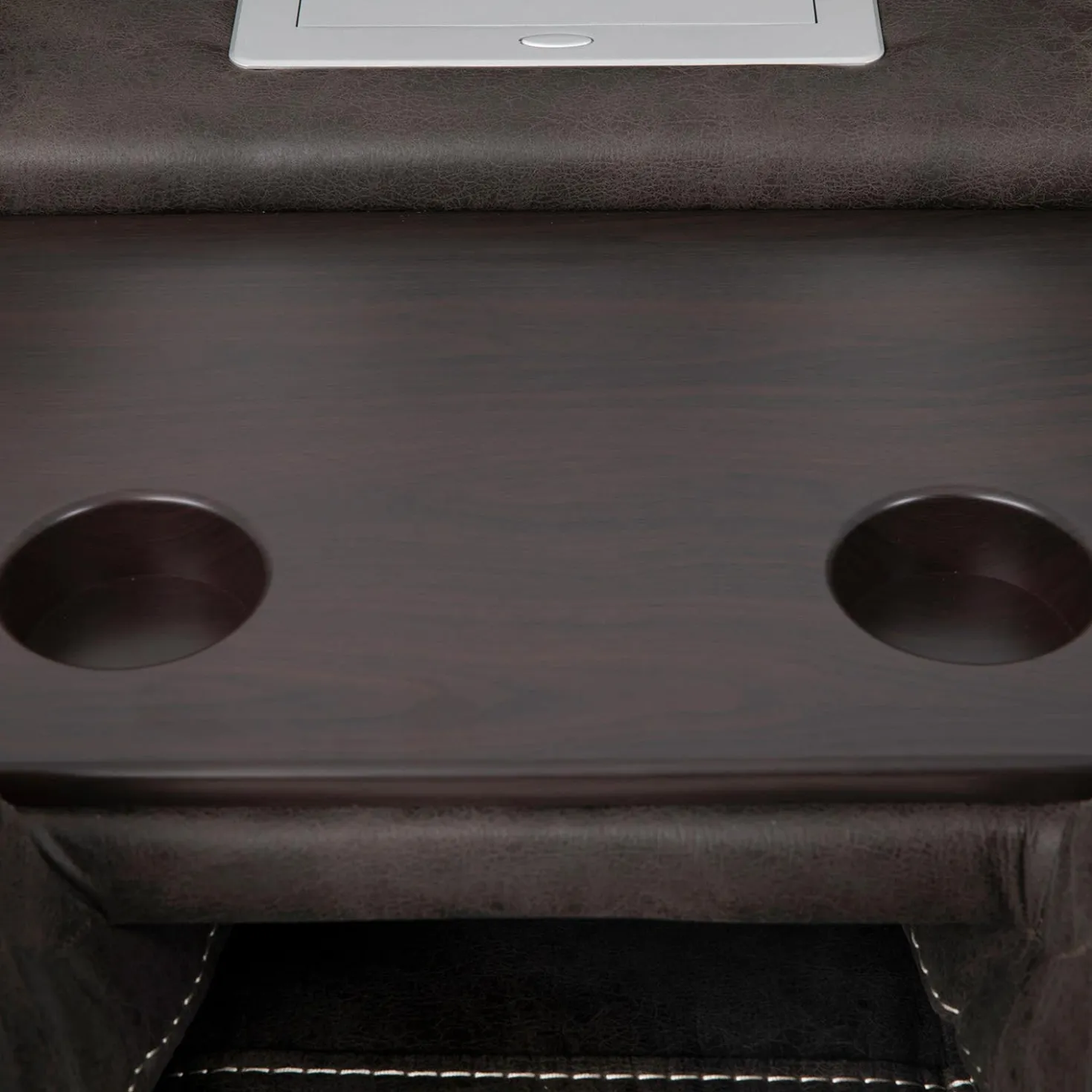 Sofa modulaire inclinable avec dossier rabattable et porte-gobelets - 3 mcx