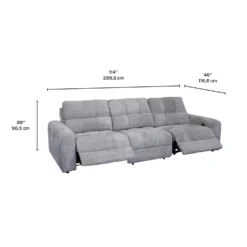 Sofa modulaire électrique inclinable- 3 mcx
