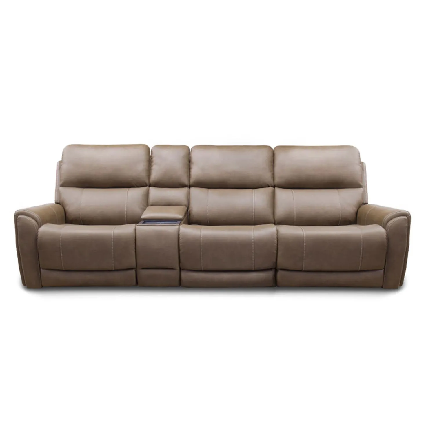Sofa modulaire électrique inclinable avec console - 4 mcx