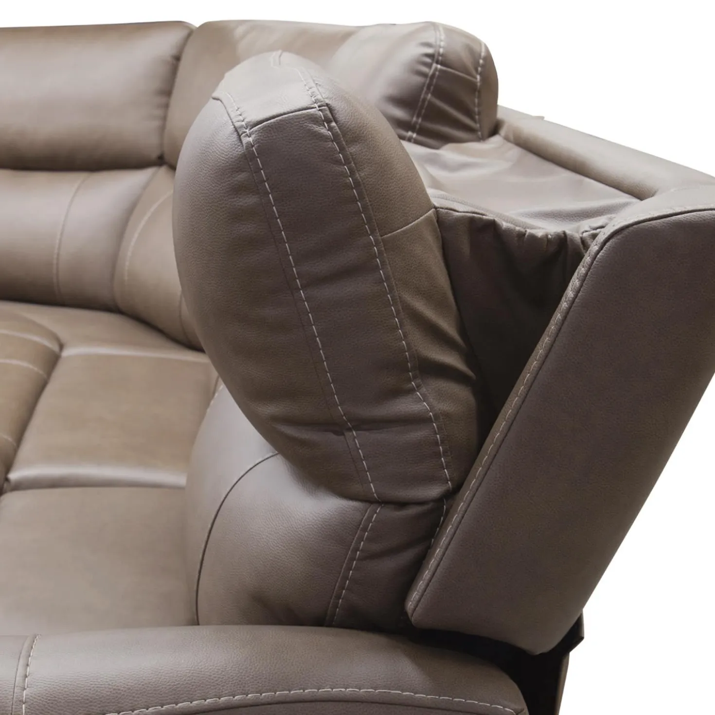 Sofa modulaire électrique inclinable avec console - 4 mcx