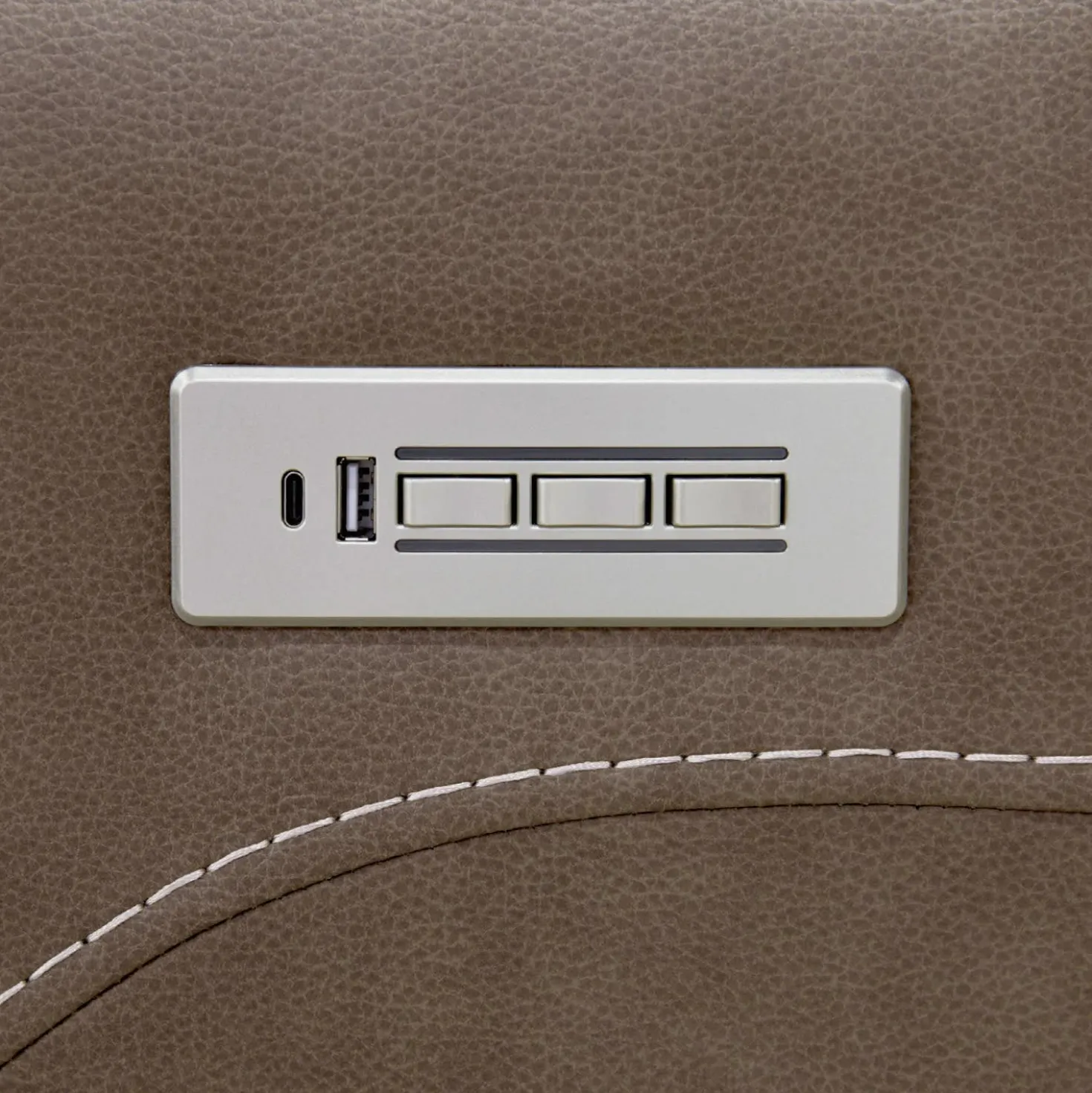 Sofa modulaire électrique inclinable avec console - 4 mcx