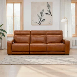 Sofa modulaire électrique inclinable avec haut-parleurs intégrés, massage et chaleur - 3 mcx