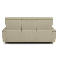 Sofa modulaire électrique inclinable avec massage, chaleur et dossier rabattable - 3 mcx