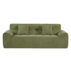 Sofa roulé et compressé dans une boite