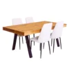 Table avec 4 chaises - blanc