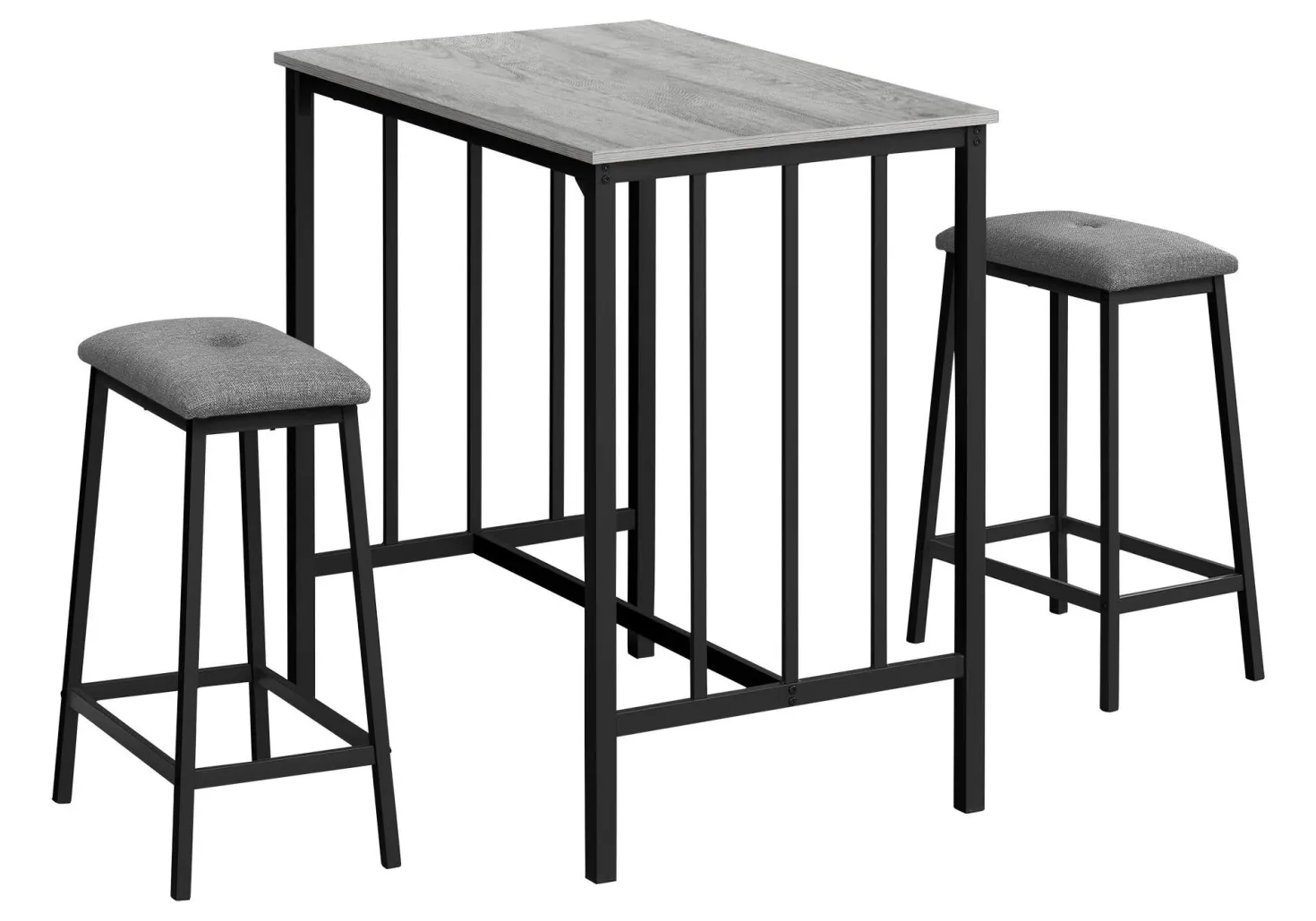 Table avec 2 tabourets hauteur comptoir