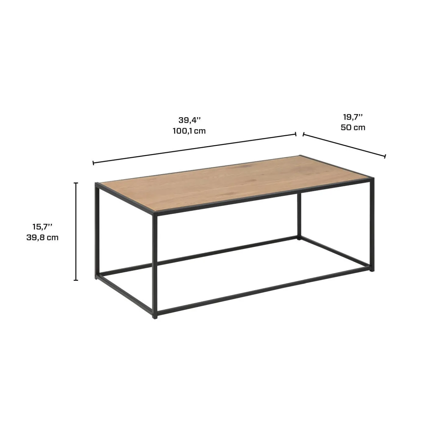 Table à café rectangulaire