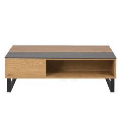 Table à café rectangulaire avec plateau relevable