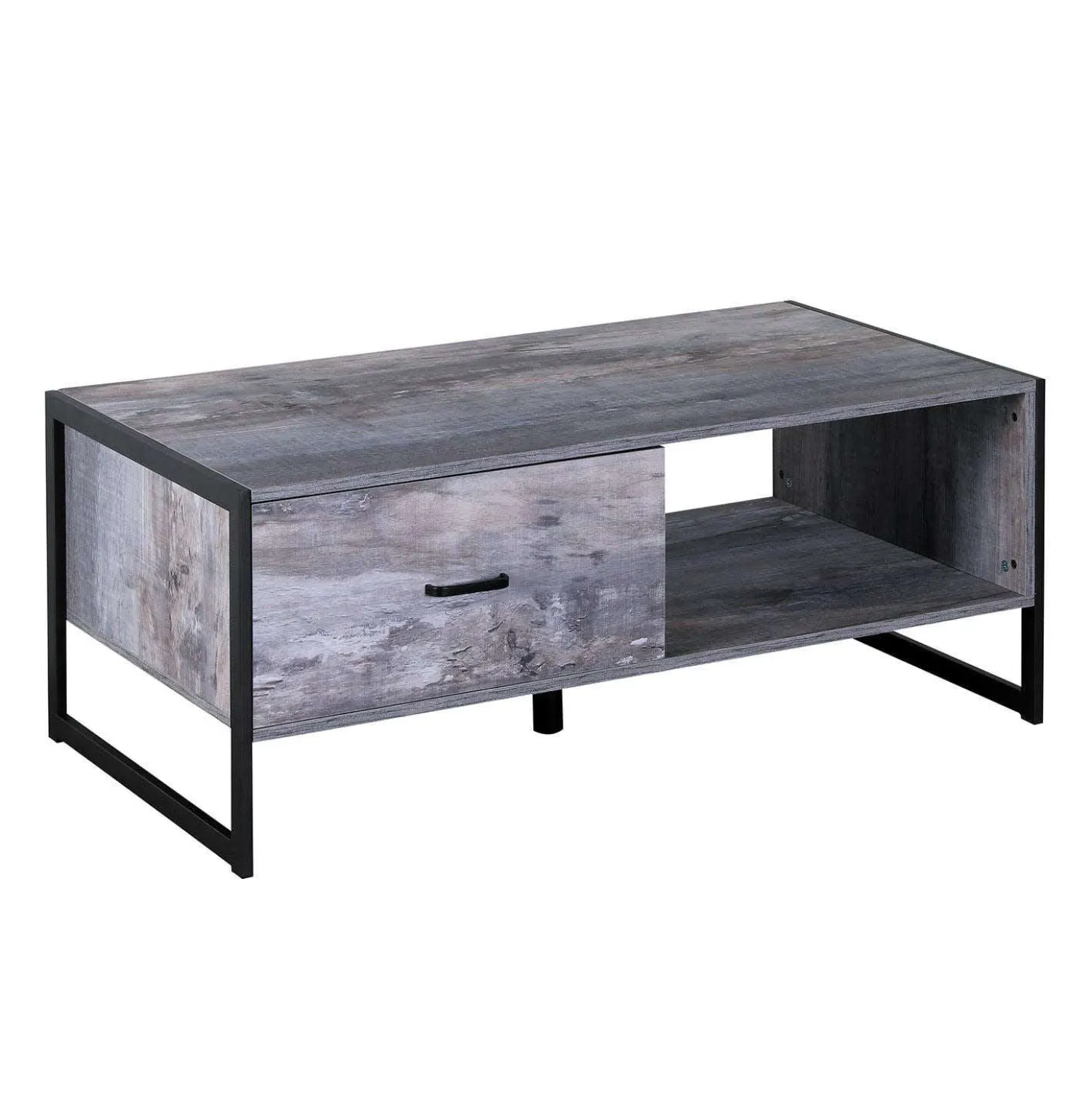 Table à café rectangulaire avec rangement