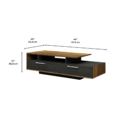 Table à café rectangulaire avec rangement