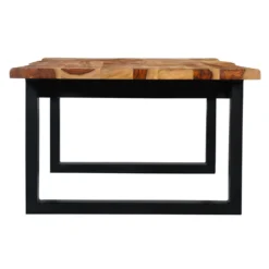 Table à café rectangulaire en bois massif