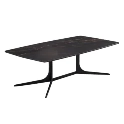 Table à café rectangulaire en pierre sintérisée