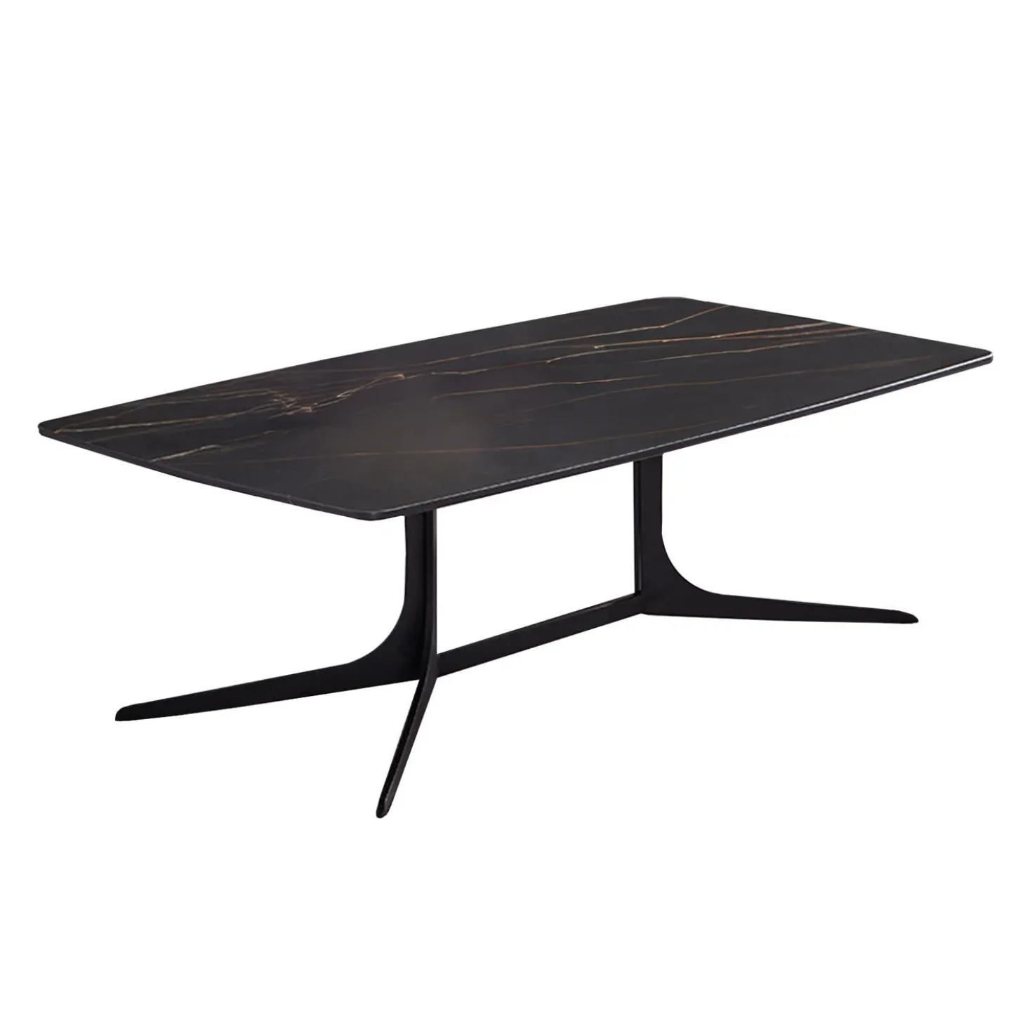 Table à café rectangulaire en pierre sintérisée
