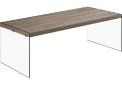 Table à café rectangulaire en verre - Monarch