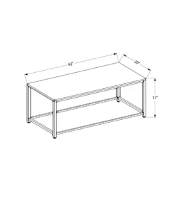 Table à café rectangulaire - Monarch