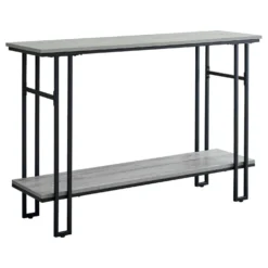 Table console - côtés en forme de h, 1 tablette, rectangulaire - 48"L - fau - Monarch