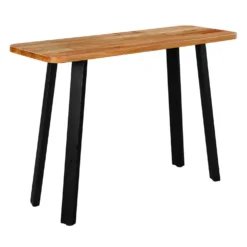 Table console en bois massif