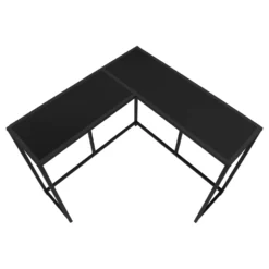 Table console - forme de L, coin, cadre en métal - 36