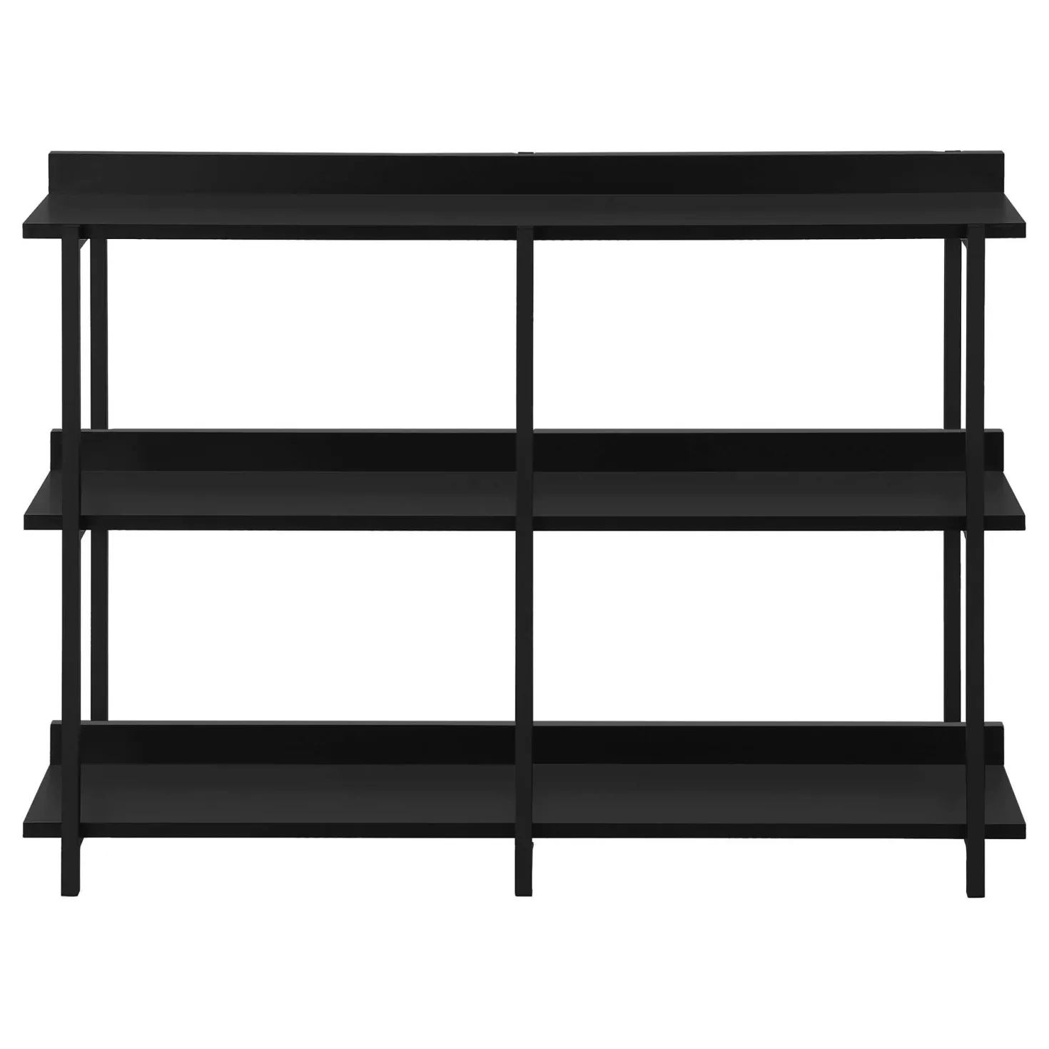 Table console - 3 niveau, étagères, rectangulaire, pieds en métal - 48" l - Monarch
