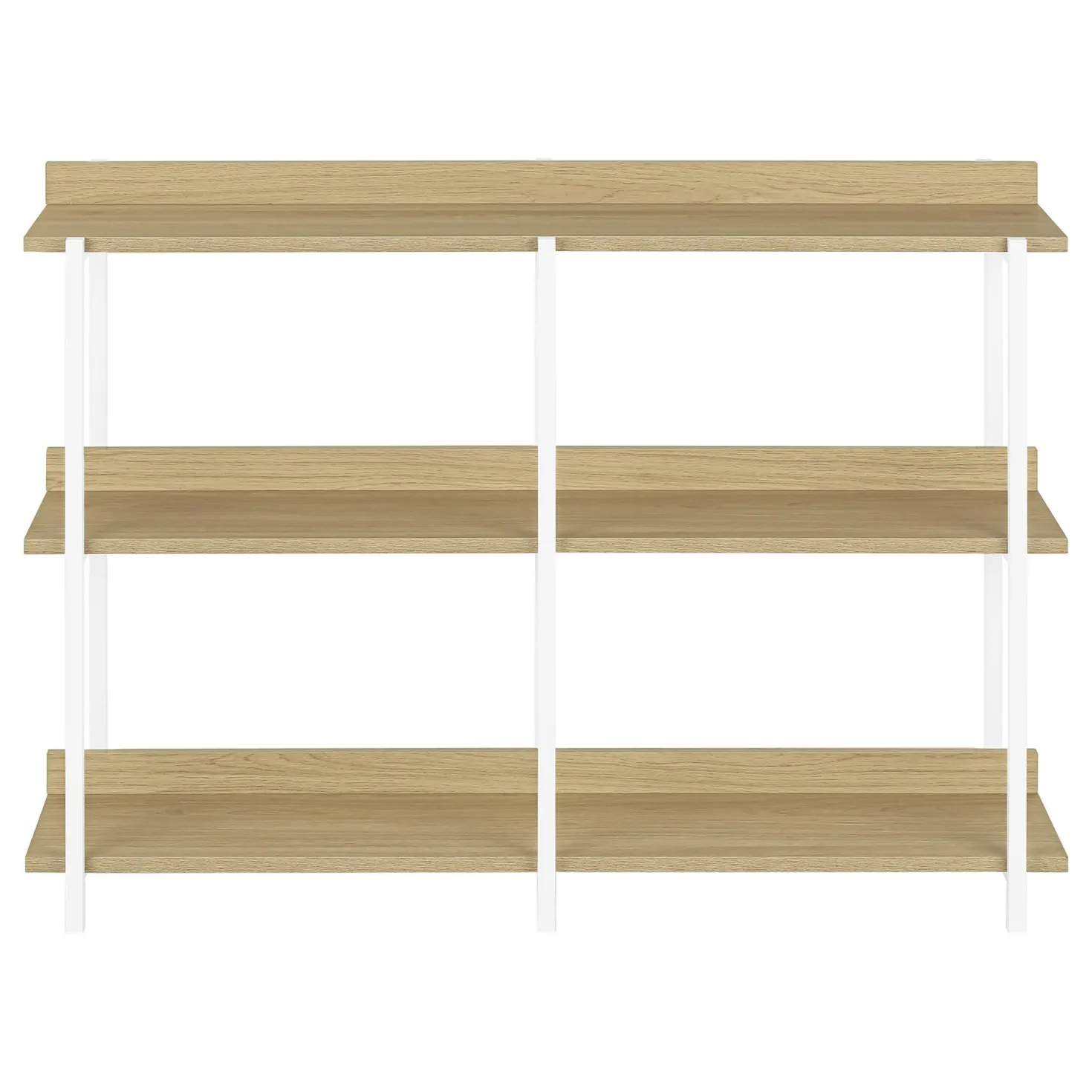 Table console - 3 niveau, étagères, rectangulaire, pieds en métal - 48" l - Monarch