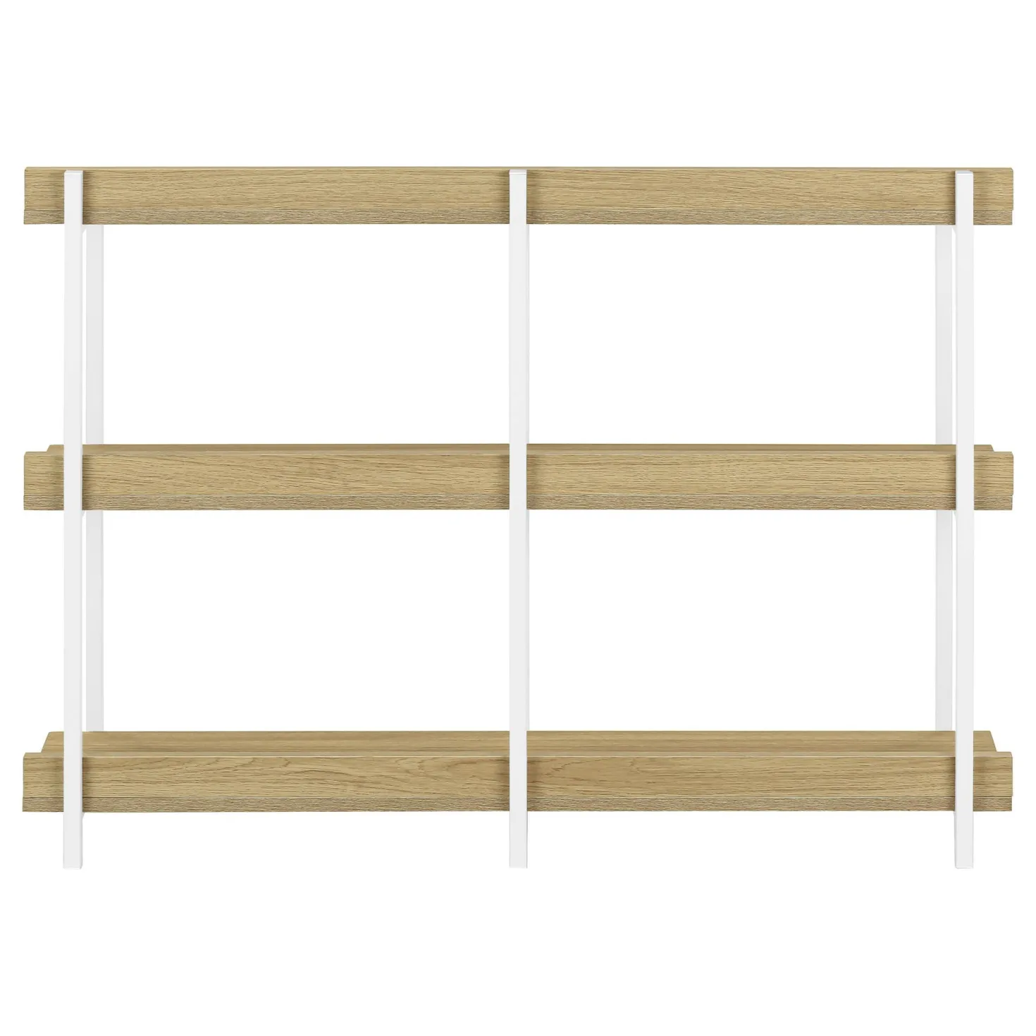 Table console - 3 niveau, étagères, rectangulaire, pieds en métal - 48" l - Monarch