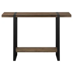 Table console - 2 niveaux, 1 tablette, rectangulaire - 48