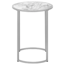 Table d'appoint - base courbe en forme de u, ronde - 24