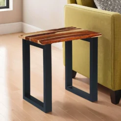 Table d'appoint en bois massif
