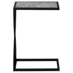 Table d'appoint en c - base avec motif de pétales, rectangulaire - 25