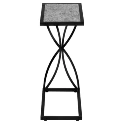 Table d'appoint en c - base avec motif de pétales, rectangulaire - 25