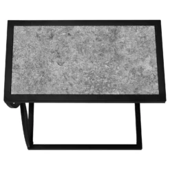 Table d'appoint en c - base avec motif de pétales, rectangulaire - 25