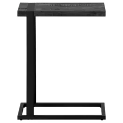 Table d'appoint en c - dessus épais, rectangulaire - 25