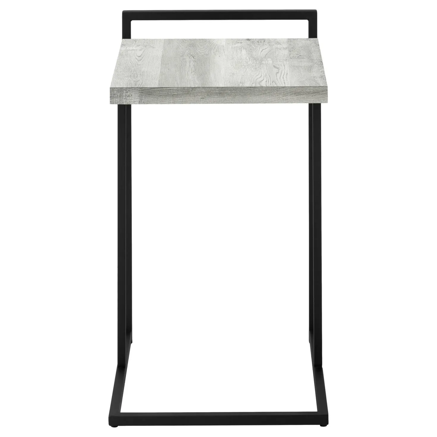 Table d'appoint en forme de c - dessus de panneau épais, large, rectangulai - Monarch