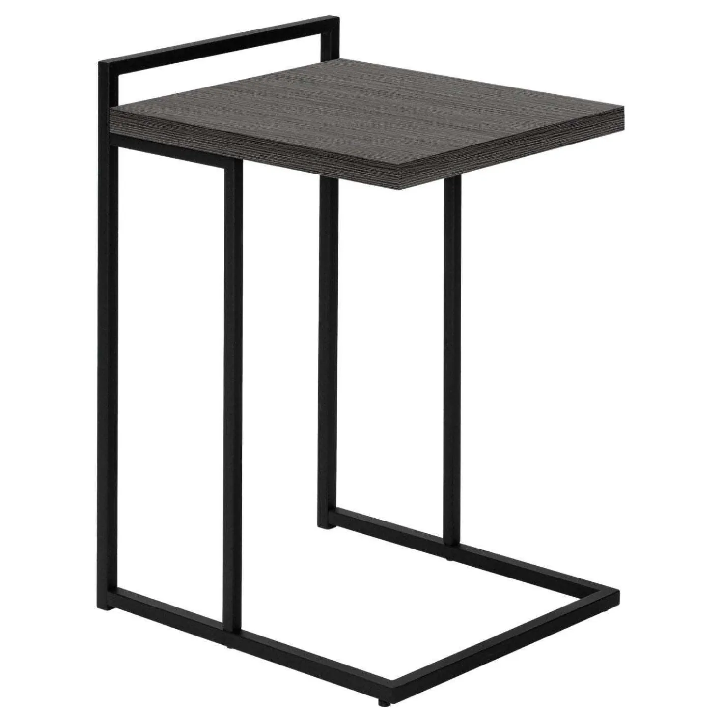 Table d'appoint en forme de c - dessus de panneau épais, large, rectangulai - Monarch