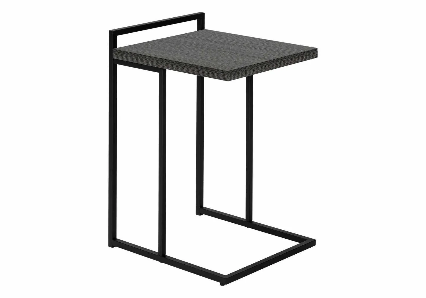 Table d'appoint en forme de c - dessus de panneau épais, large, rectangulai - Monarch