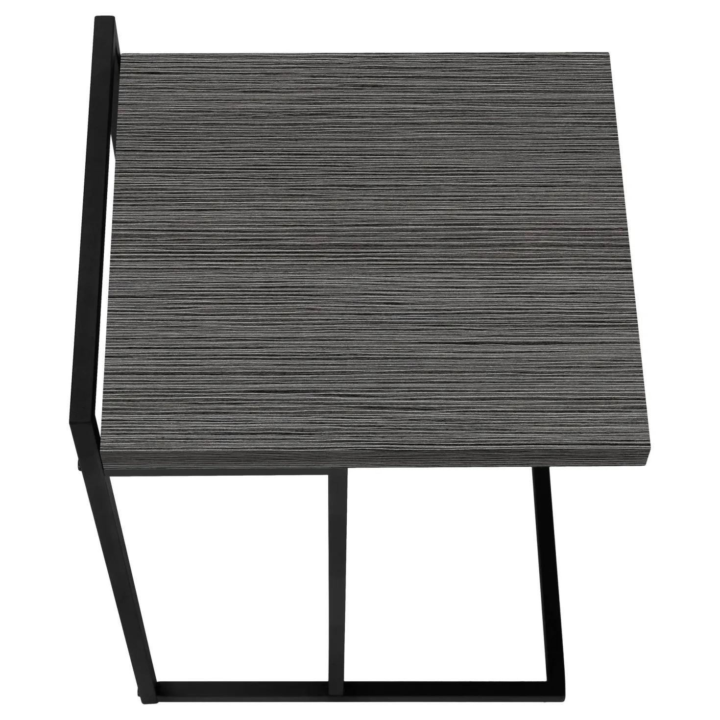 Table d'appoint en forme de c - dessus de panneau épais, large, rectangulai - Monarch