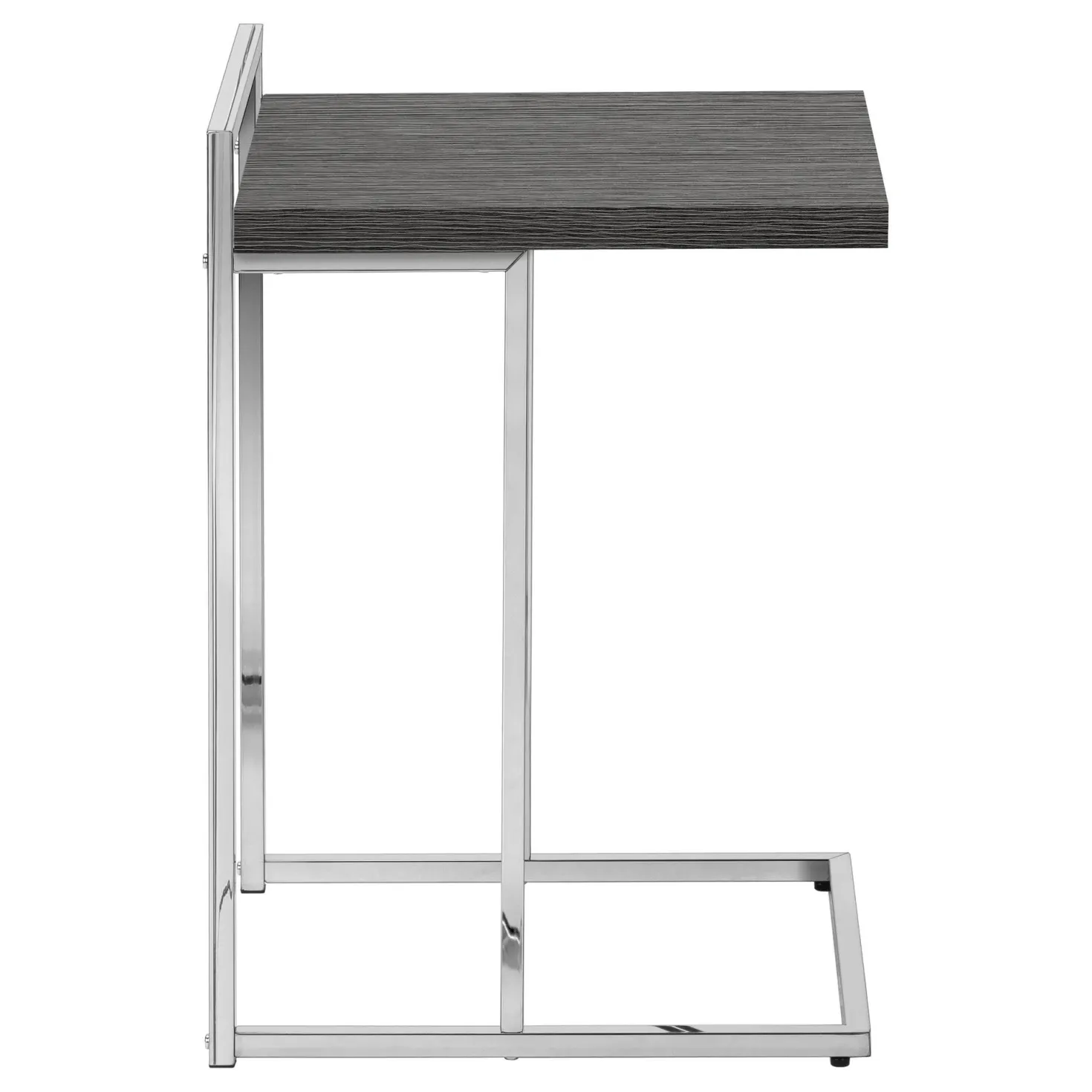 Table d'appoint en forme de c - dessus de panneau épais, large, rectangulai - Monarch