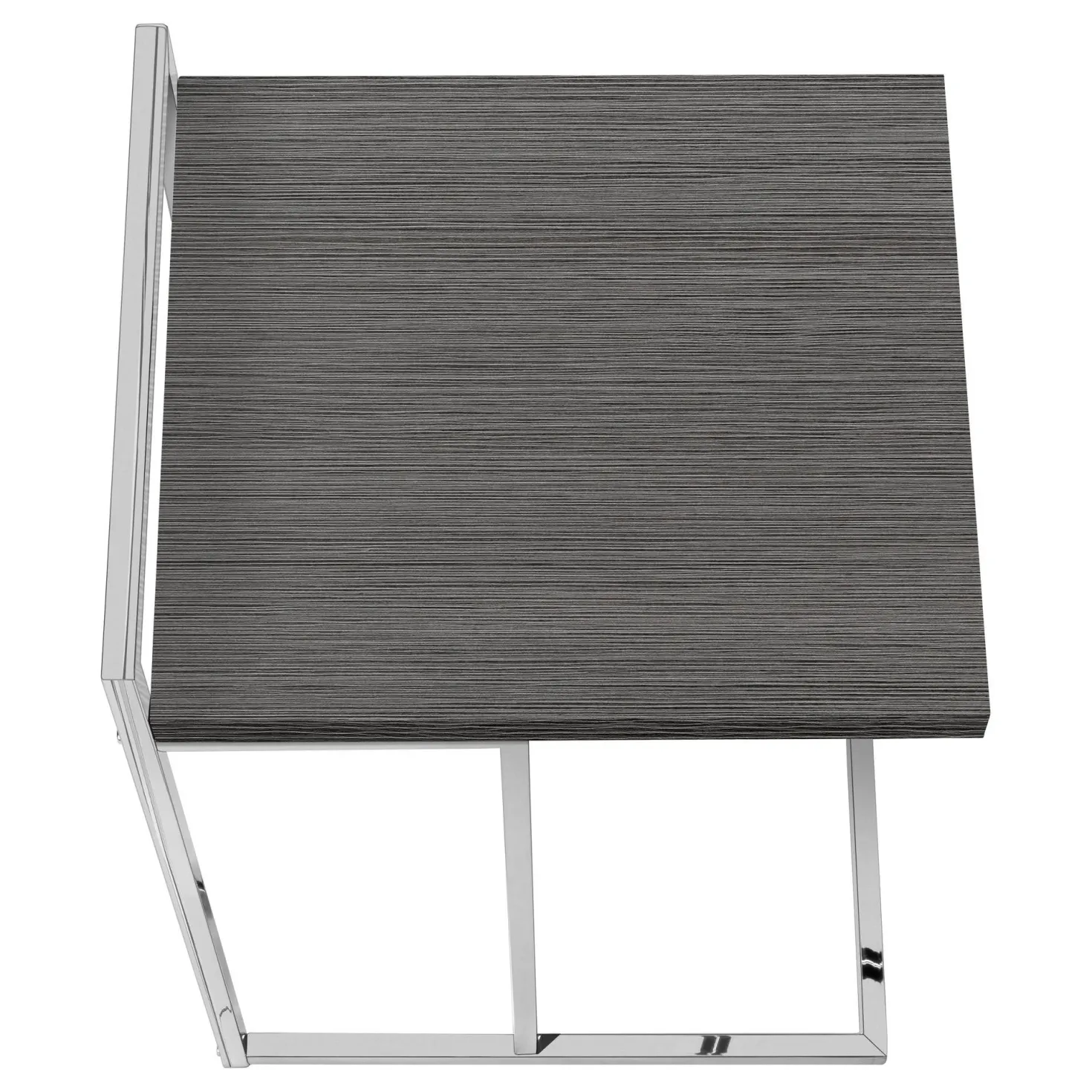 Table d'appoint en forme de c - dessus de panneau épais, large, rectangulai - Monarch