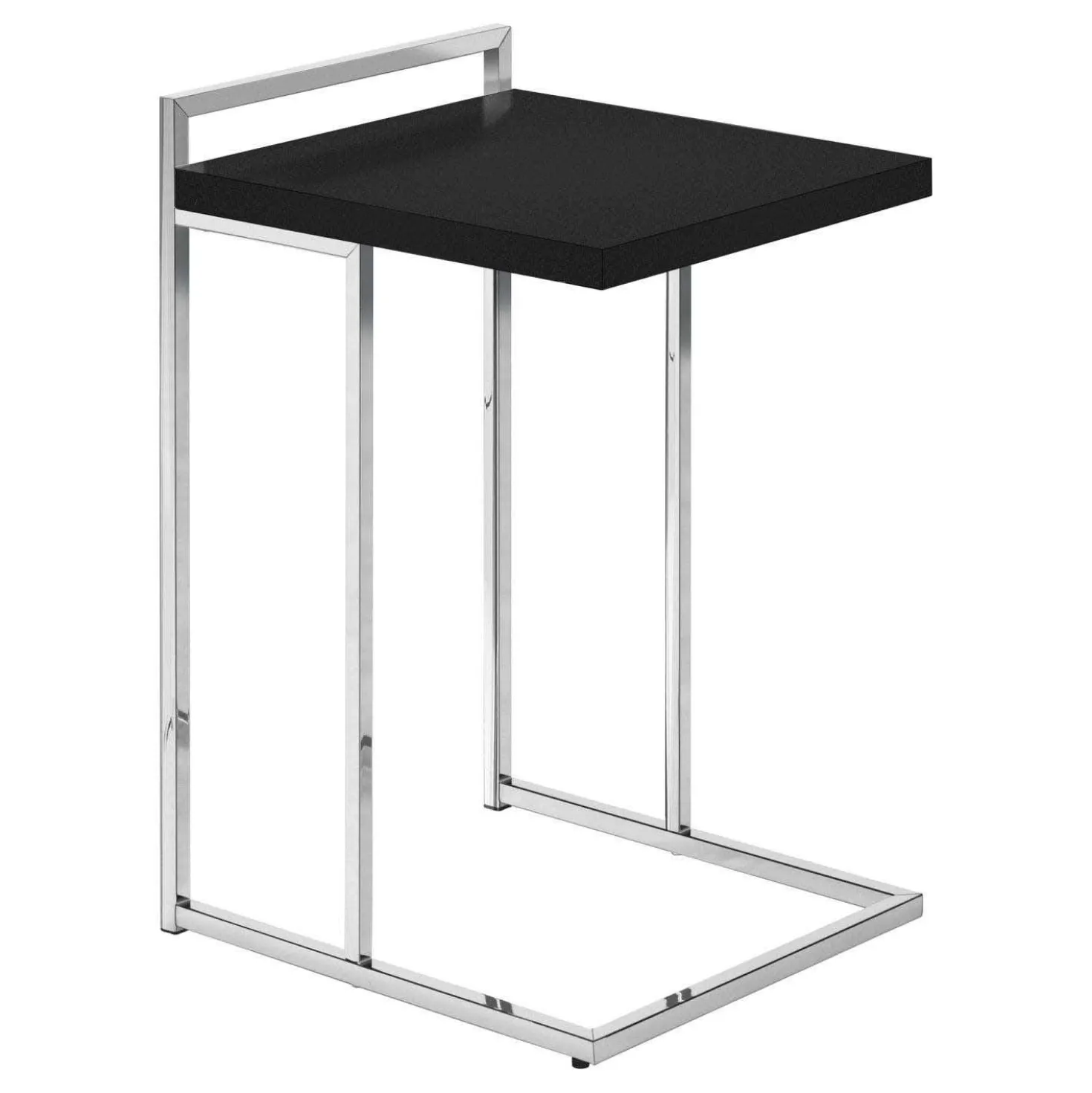 Table d'appoint en forme de c - dessus de panneau épais, large, rectangulai - Monarch