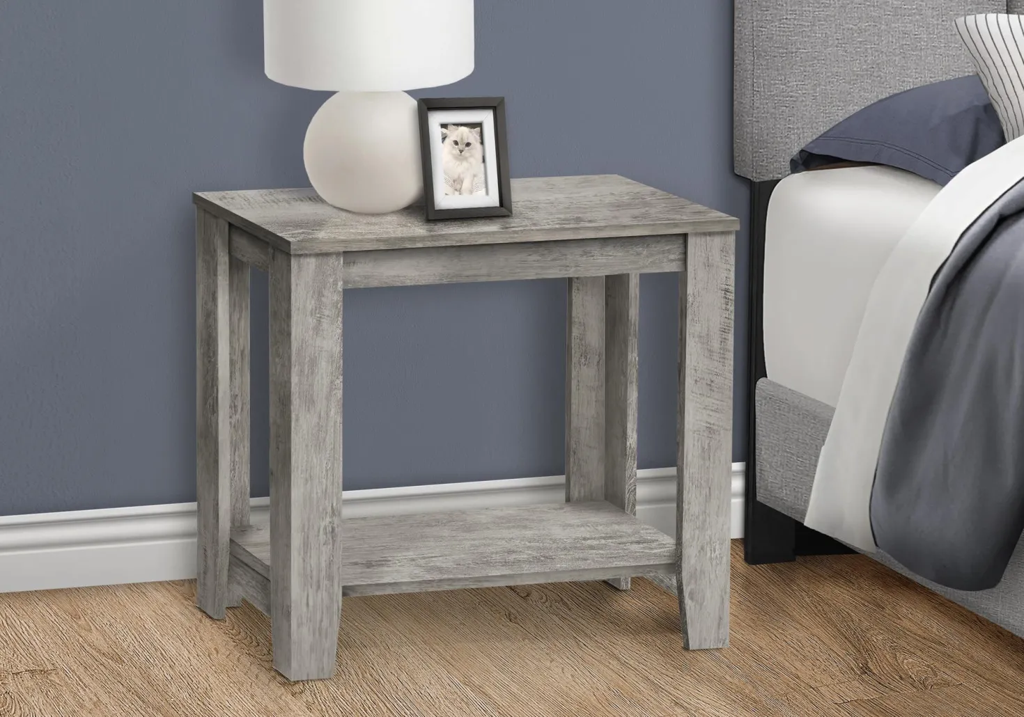 Table d'appoint - 22"H, gris industriel - Monarch