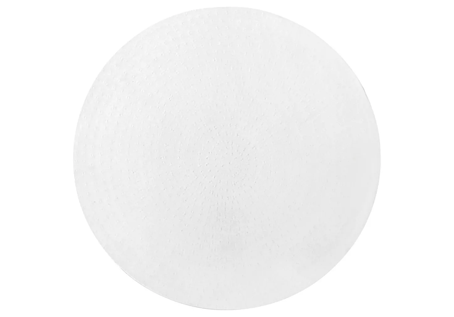 Table d'appoint - 22"H, table de bout drum métal blanc - Monarch