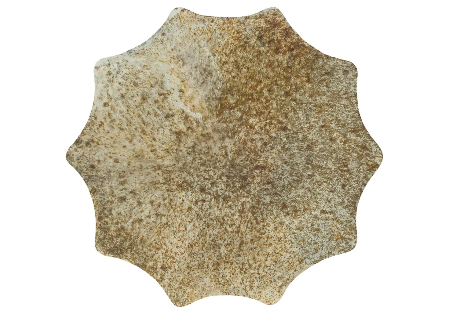 Table d'appoint - 22"H, table de bout drum métal doré - Monarch