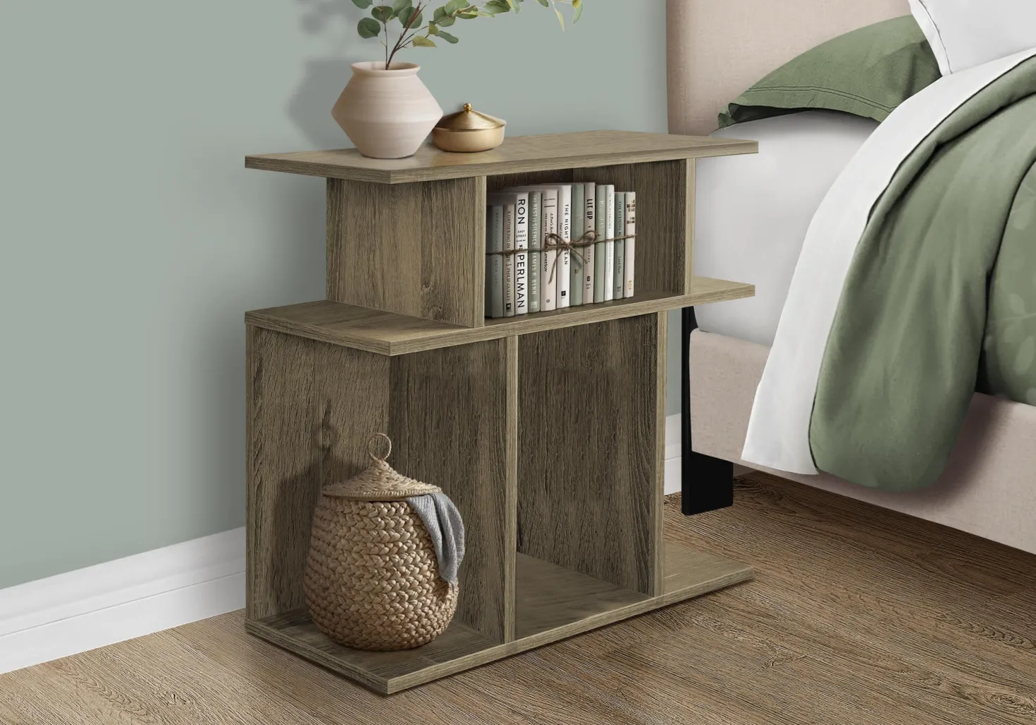 Table d'appoint - 24"H, taupe foncé - Monarch